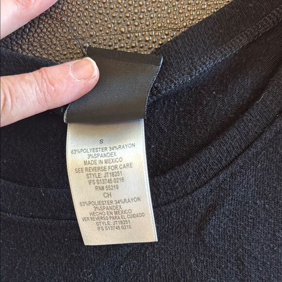 Modern Lux Black NOPE Sleeveless Top size small - Picture 4 of 6